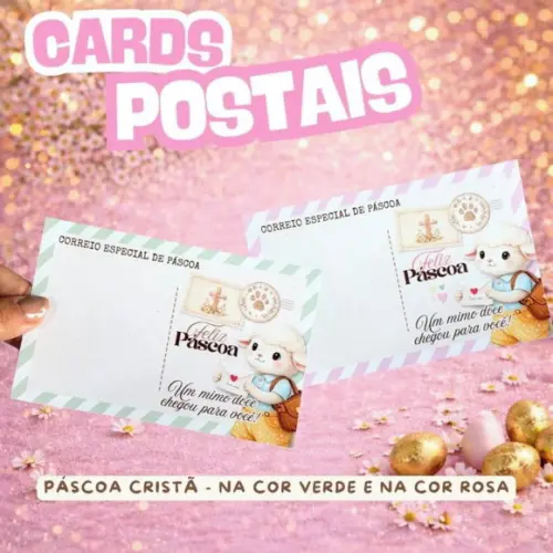 Arquivo Digital Card Postal Páscoa