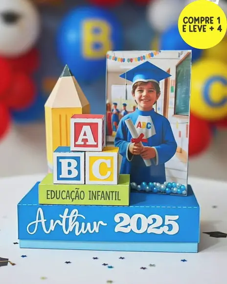 Arquivo Digital Centro de Mesa Formatura Abc 03