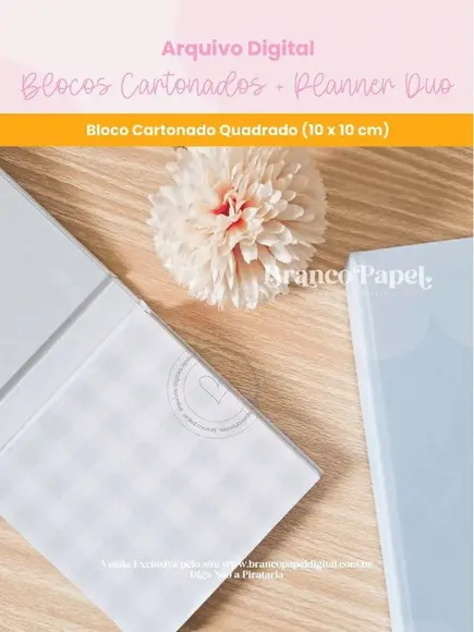 Arquivo Digital Coleção Blocos Cartonados + Planner Duo 2026