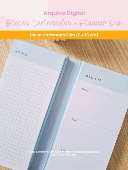 Arquivo Digital Coleção Blocos Cartonados + Planner Duo 2026