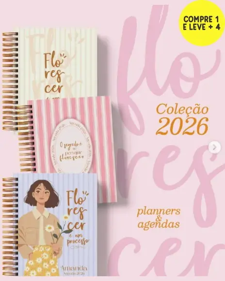 Arquivo Digital Coleçao Florescer Agendas e Planners 2026