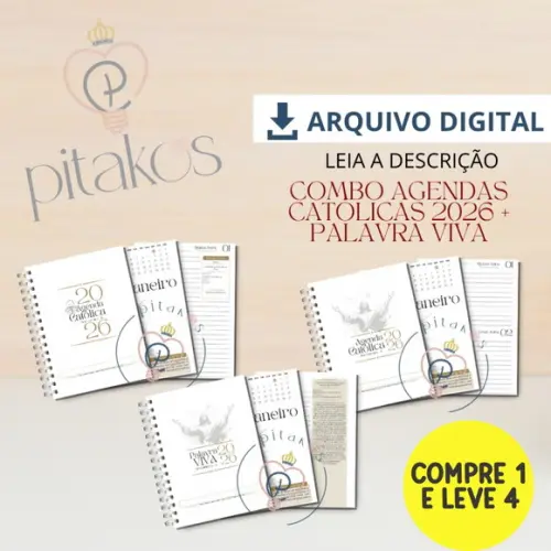 Arquivo Digital Combo Agendas Católicas 2026
