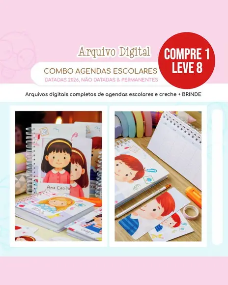 Arquivo Digital Combo Agendas Escolares 2026 01