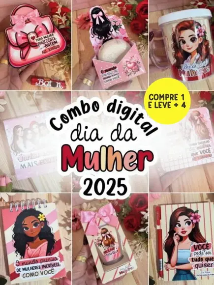 Arquivo Digital Combo Dia da Mulher 2025