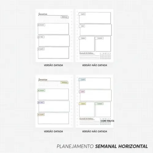 Arquivo Digital Combo Planner para Colorir 2026
