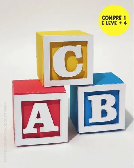 Arquivo Digital Cubo Lembrança Formatura Abc