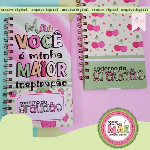 Arquivo Digital Encadernação Dia das Mães 2024