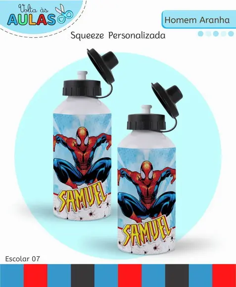 Arquivo Digital Homem Aranha Kit Escolar 2026