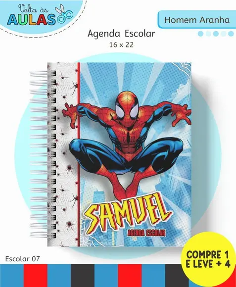 Arquivo Digital Homem Aranha Kit Escolar 2026