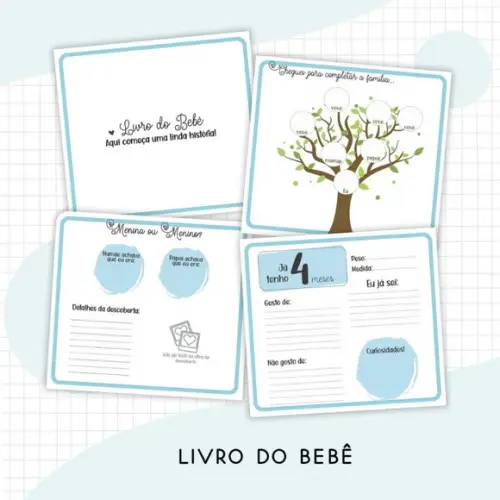 Arquivo Digital Kit Maternidade Linho Neutro 05