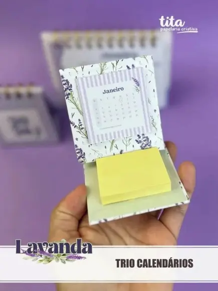 Arquivo Digital Lavanda Trio Calendários 2026