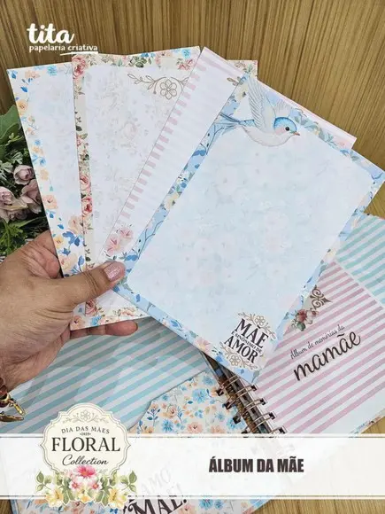 Arquivo Digital Mãe 2025 Pack Encadernação