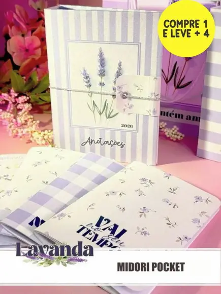 Arquivo Digital Midori Pocket Lavanda