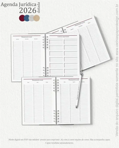 Arquivo Digital Miolo Agenda Jurídica 2026