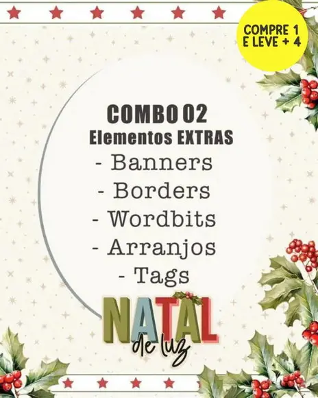 Arquivo Digital Natal de Luz 2025 Combo Ilustrações 02