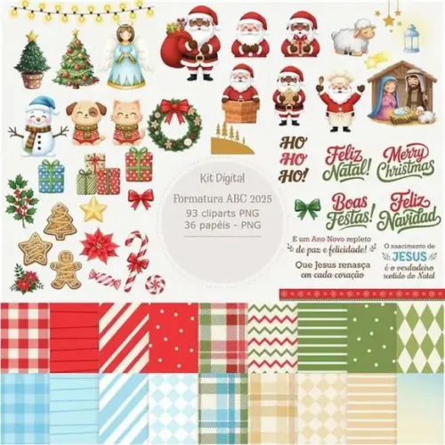 Arquivo Digital Natal Printables Completo 2025