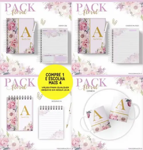 Arquivo Digital Pack Floral 2026 03