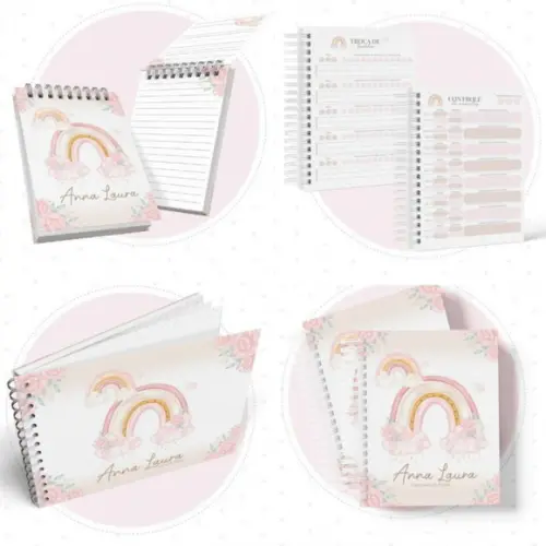 Arquivo Digital Pack Maternidade Arco Iris Menina 10