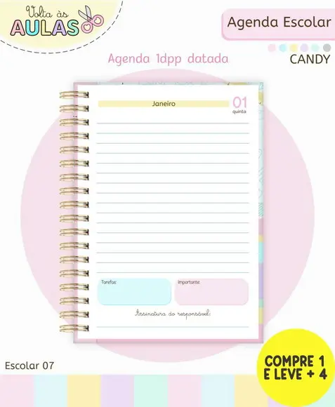 Arquivo Digital Pack Miolos Agendas Escolar 2026