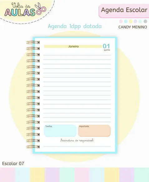 Arquivo Digital Pack Miolos Agendas Escolar 2026