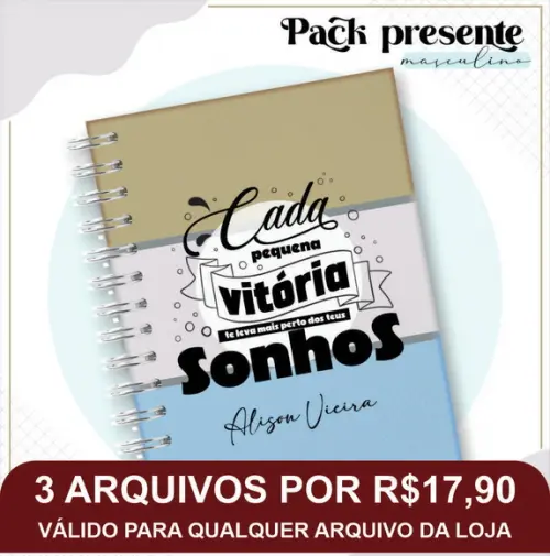 Arquivo Digital Pack Presente Masculino