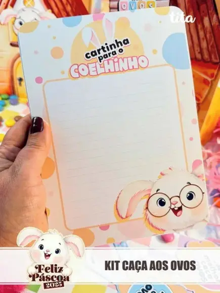 Arquivo Digital Páscoa 2025 Kit Caça aos Ovos