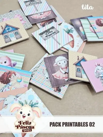 Arquivo Digital Páscoa 2025 Pack Printables 02