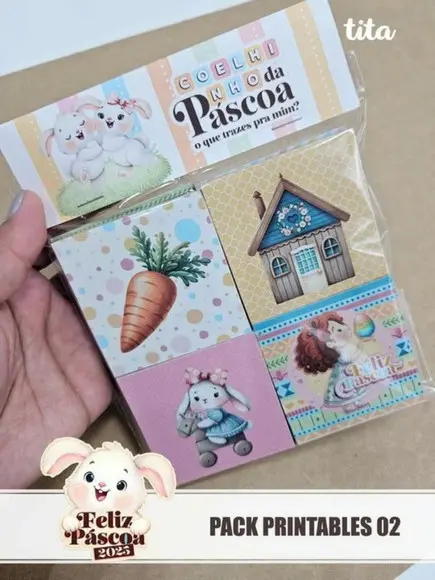 Arquivo Digital Páscoa 2025 Pack Printables 02