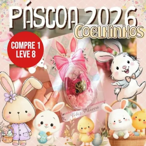 Arquivo Digital Páscoa 2026 Coelhinhos