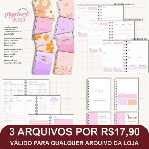 Arquivo Digital Planner 2025