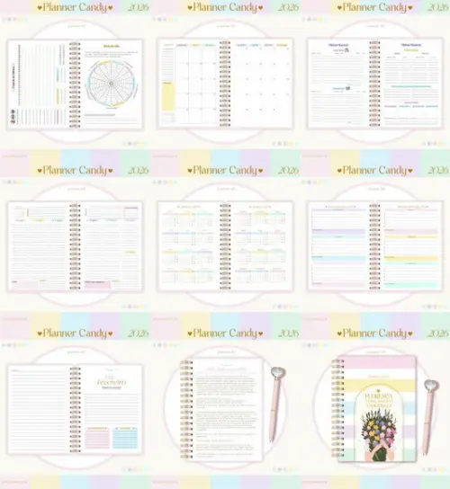 Arquivo Digital Planner Candy 2026