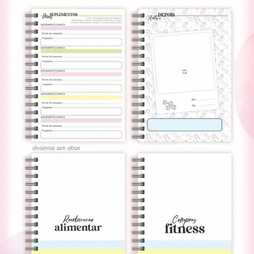 Arquivo Digital Planner Fitnes