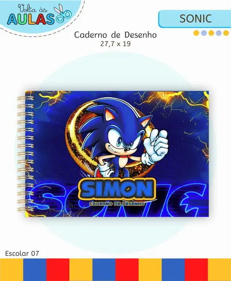 Arquivo Digital Sonic Kit Escolar 2026