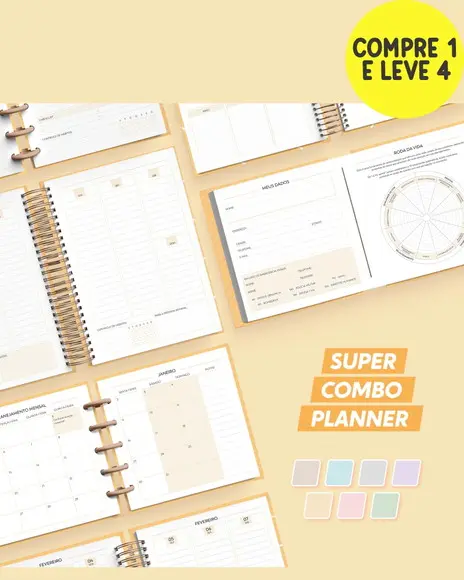 Arquivo Digital Super Combo Planner 2026