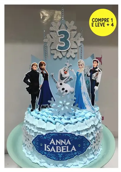 Arquivo Digital Topo de Bolo de Frozen 14-1