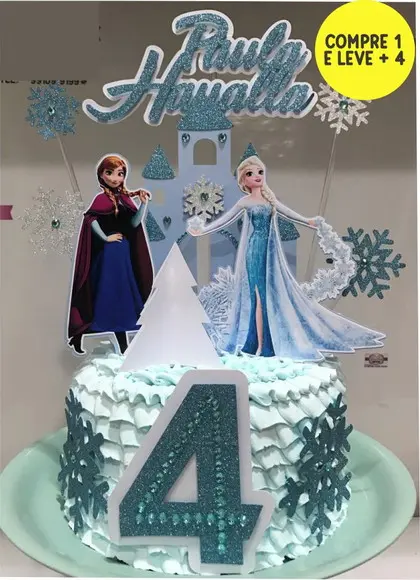 Arquivo Digital Topo de Bolo de Frozen 14