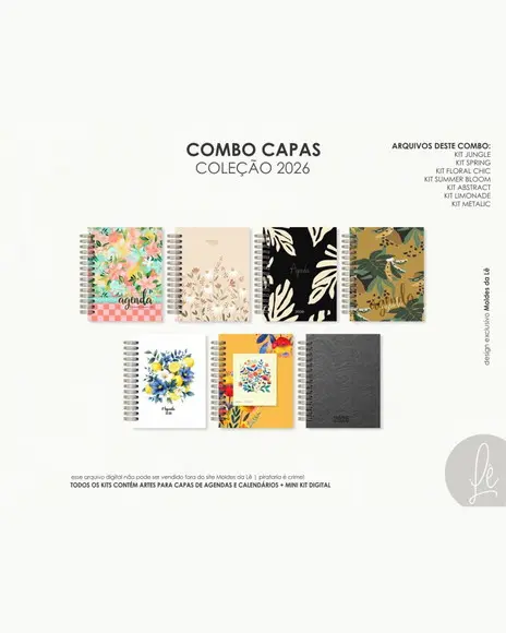 Coleção Digital Combo Calendários de Mesa 2026