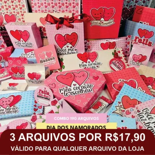 Combo 190 Arquivos Dia dos Namorados 2024