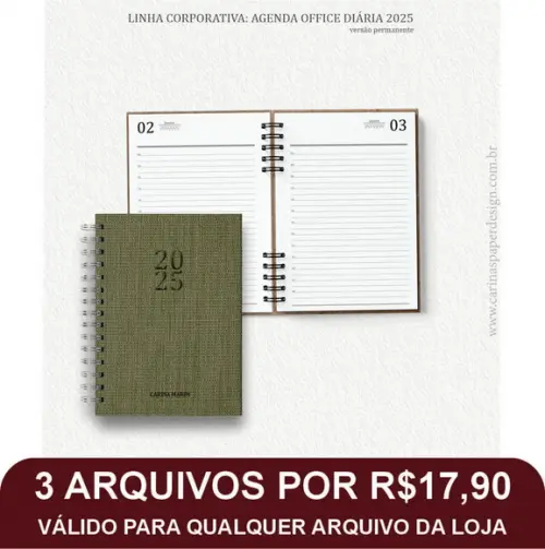 Combo Digital Agenda Corporativa Permanente