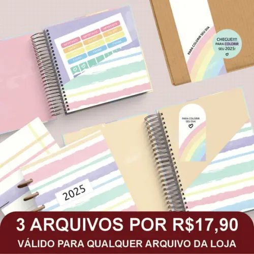 Combo Digital Colorir Seu Dia 2025