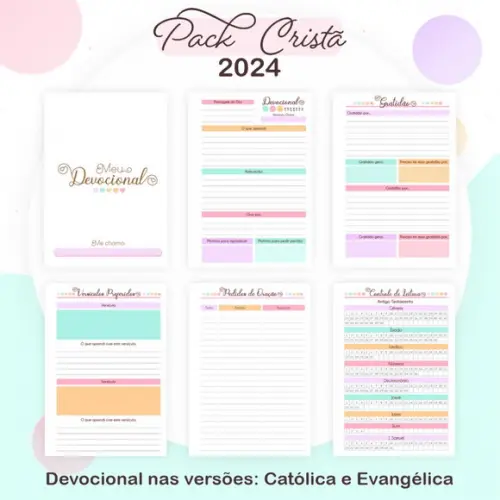 Combo Digital Cristã - Mimos, Encadernação, Canecas