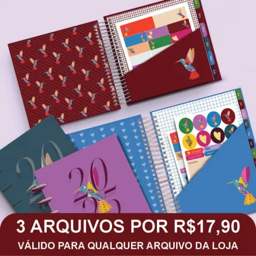 Combo Digital Curioso Beija-flor 2025