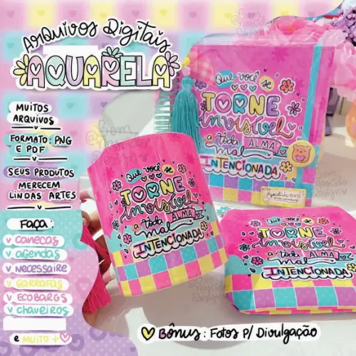 Kit Digital Aquarela - Compre 1 Leve 2