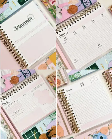 Kit Digital Coleção Living 2024 - Agendas, Planners
