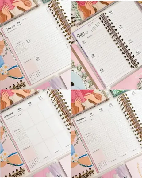 Kit Digital Coleção Living 2024 - Agendas, Planners