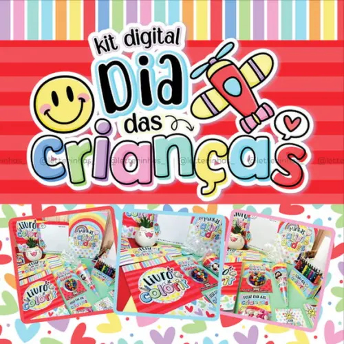 Kit Digital Dia das Crianças - Arquivo de Corte