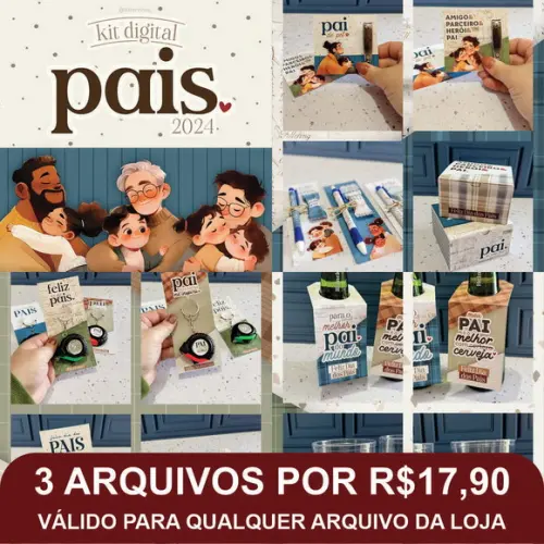 Kit Digital Dia dos Pais 2024