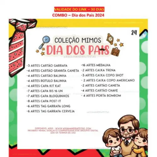 Kit Digital Dia dos Pais 2024