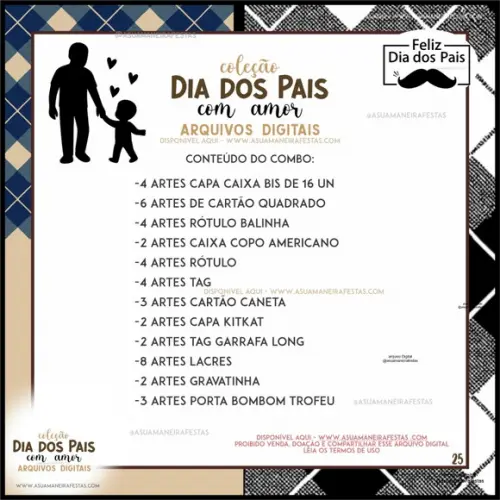 Kit Digital Dia dos Pais 2025