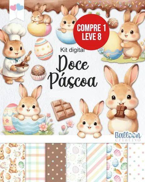 Kit Digital Doce Páscoa